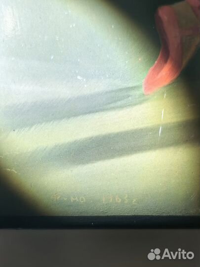 Шкатулка СССР 1963г Федоскино Балерина