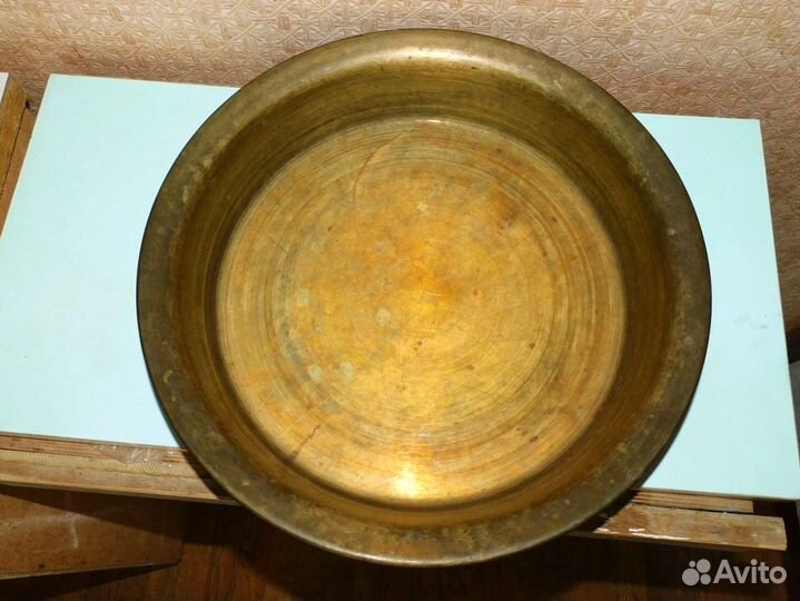 Медный таз для варки варенья советский