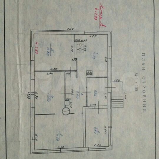 Дом 67 м² на участке 60 сот.