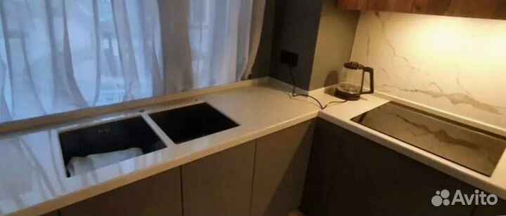 Столешница для кухни из искусственного камня