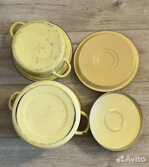 Кастрюля эмалированная бу без внутр.сколов