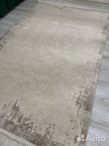 Турецкий ковер шелк 1,5х2,3 Беж