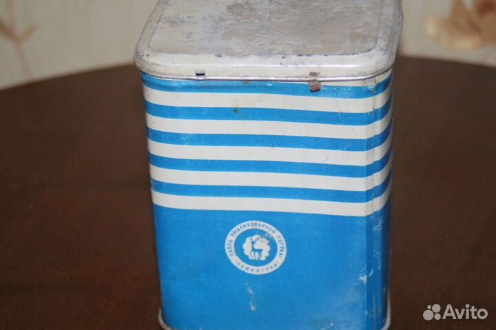 Банка жестяная для муки Ленинград СССР