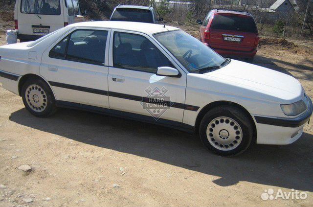 Накладки на пороги Sport Peugeot 605