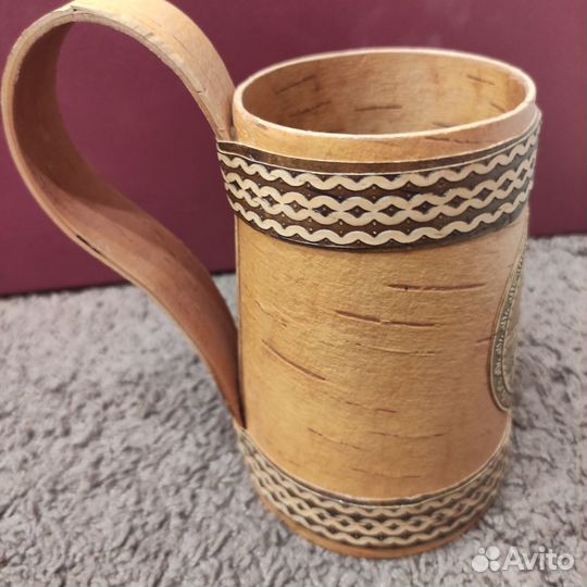 Кружка берестяная