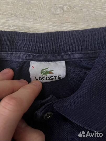 Поло lacoste