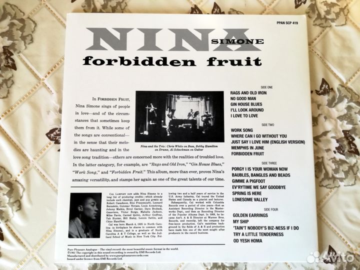 Nina Simone - Forbidden Fruit / 2LP / US / 2012