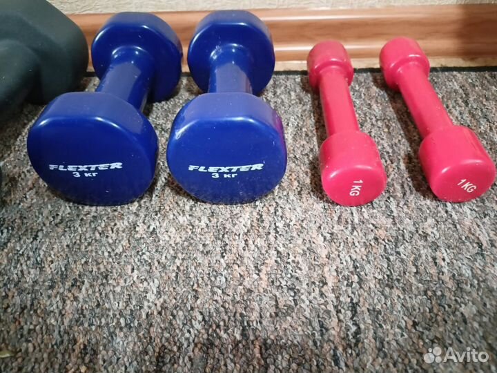 Гантели 1 кг, 3 кг, 5 кг, 10 кг