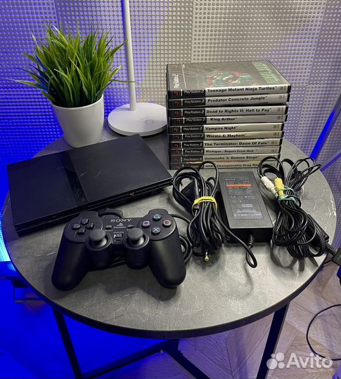Sony PS2 slim (прошитая)