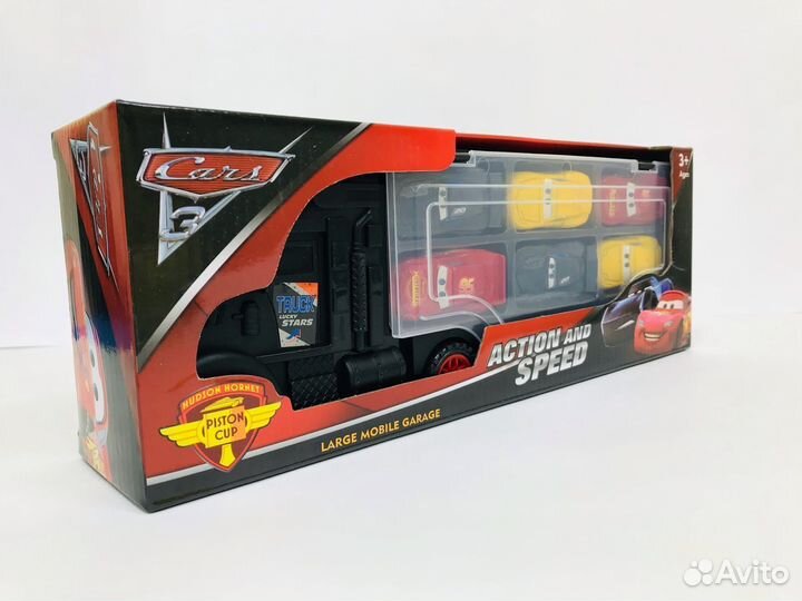 Тачки Машина-автовоз и 6 мини-машинок