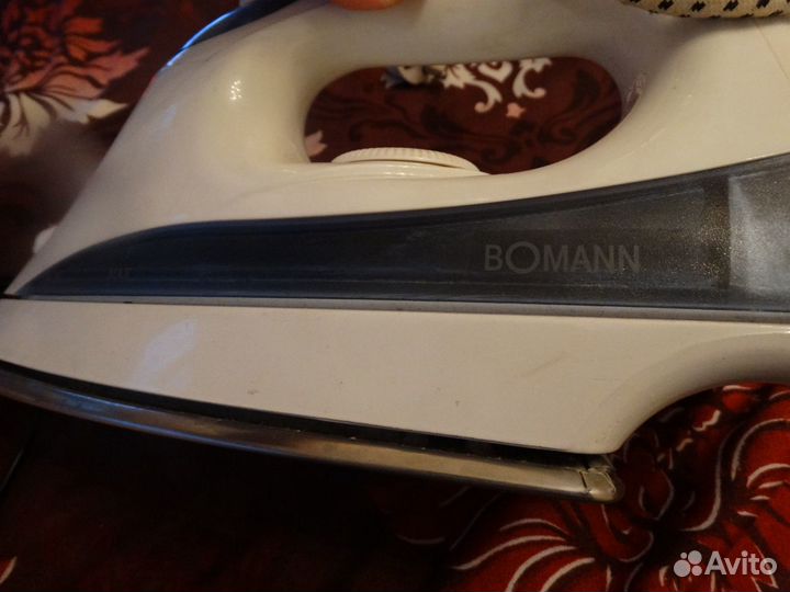 Утюг bomann белый в рабочем состоянии