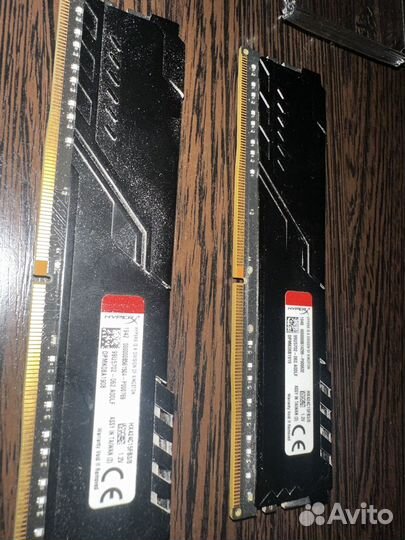 Оперативная память ddr4 hyperx fury 16gb
