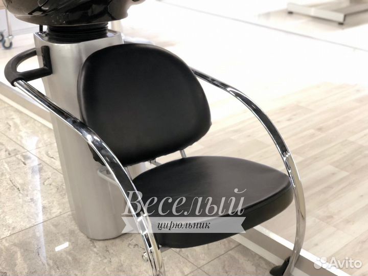 Парикмахерская мойка с глубокой раковиной