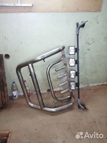 Кенгурятник с люстрой на chevrolet niva