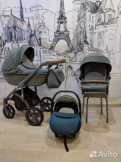 Коляска 3 в 1 в отличном состоянии