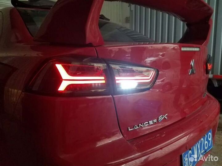 Lancer X Тюнинг Стоп сигналы стиль Audi G9QN4