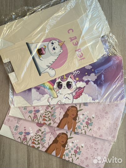 Подарочные коробки сборные новые