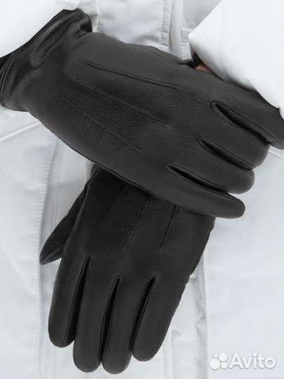 Перчатки мужские кожаные