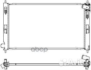 Радиатор двигателя mitsubishi ASX/Lancer 2010