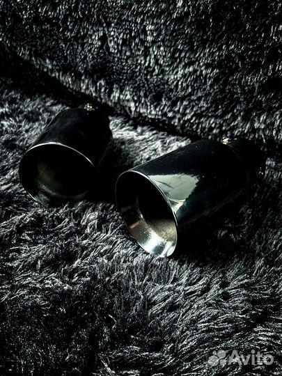 Насадки на глушитель(черный супер мат)