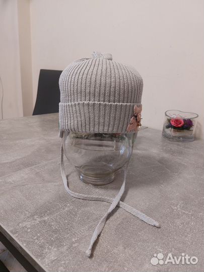 Шапка детская для девочки демисезонная