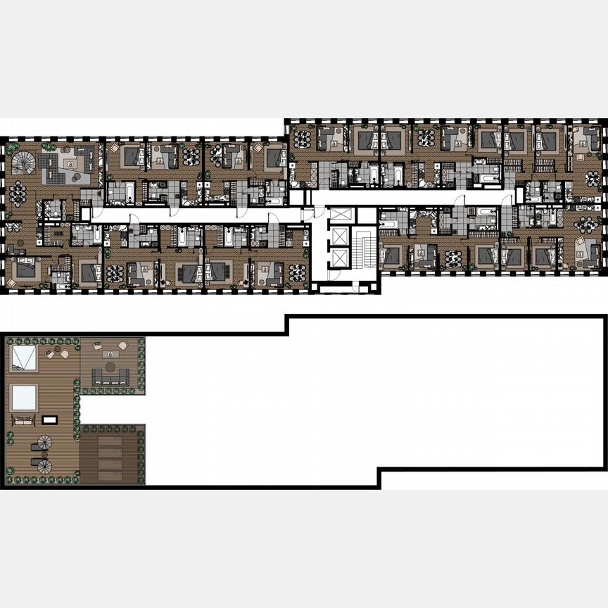 1-к. апартаменты, 78,2 м², 23/23 эт.