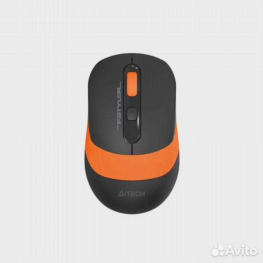 Клавиатура + мышь A4Tech Fstyler FG1010 клав:черный/оранжевый мышь:черный/оранжевый USB беспроводная