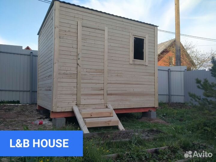 Хозблок для дачи 3х2 (под ключ)