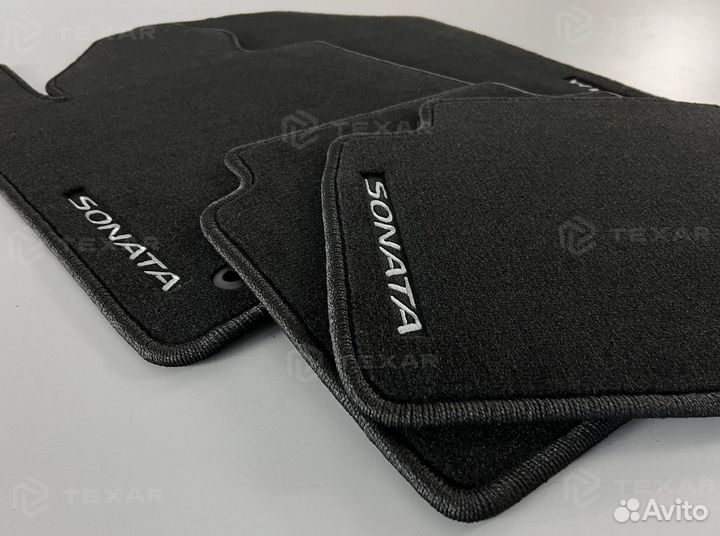 Коврики на Hyundai Sonata DN8 ворсовые