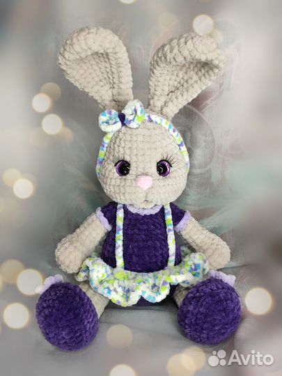 Вязаный зайка