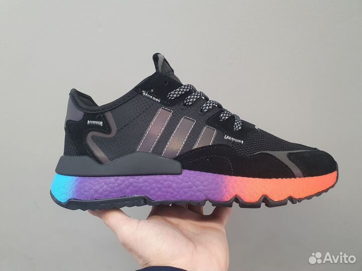 Adidas nite jogger black