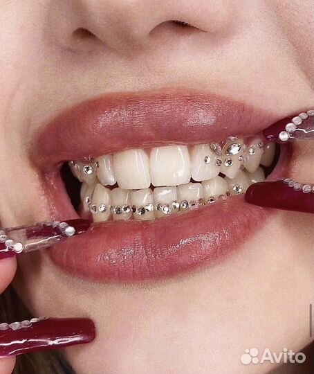 Установка скайсов/кристаллов Swarovski