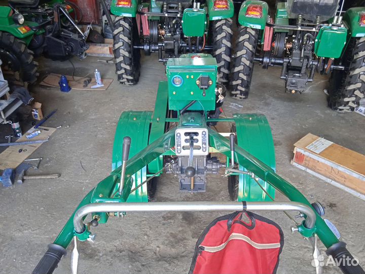 Мотоблок Файтер 15DE + фреза 1м + сиденье