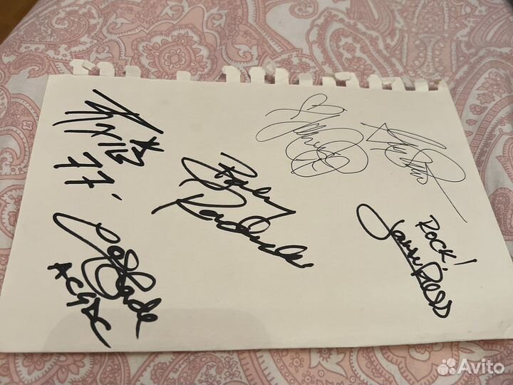 Афтографы AC/DC