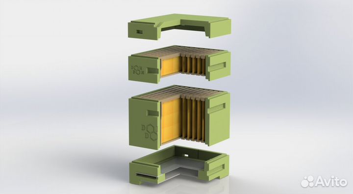 Улей ппу 10 рамочный дадан