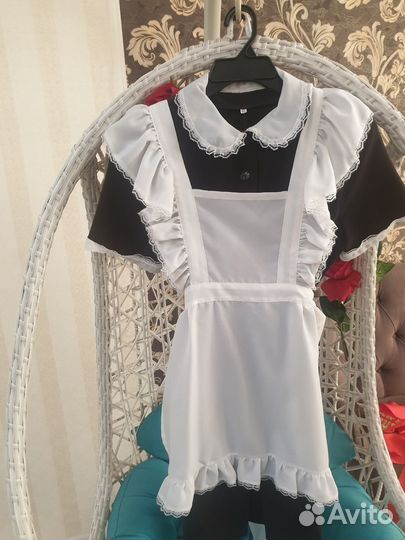 Школьная форма с фартуком на последний звонок