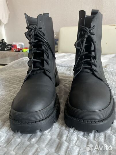 Ботинки кожаные