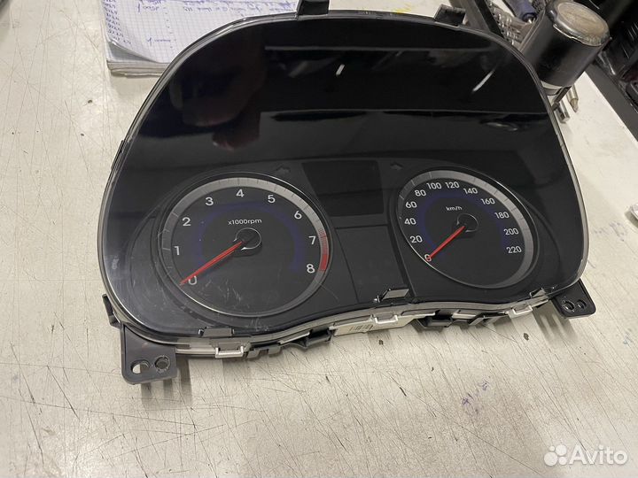 Панель приборов Hyundai Solaris 2010-2017