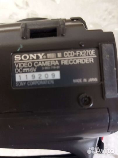 Видеокамера sony кассетная
