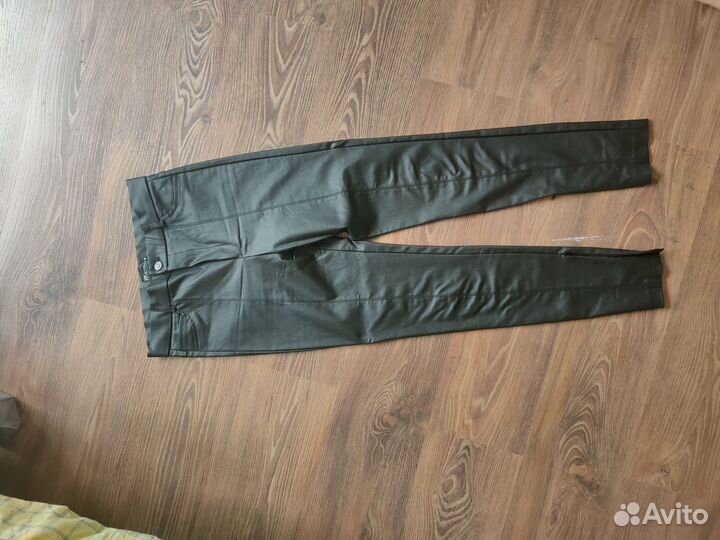 Кожаные брюки zara L