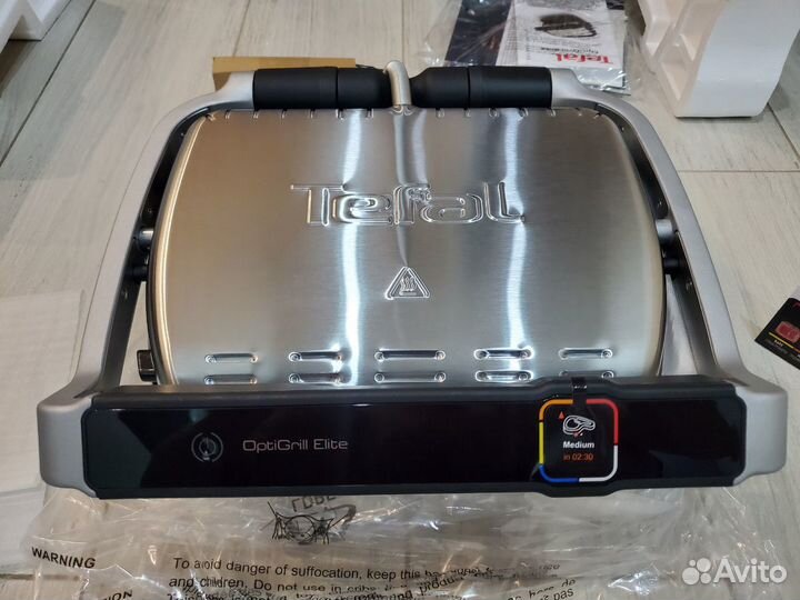 Электрогриль Tefal OptiGrill Elite GC750