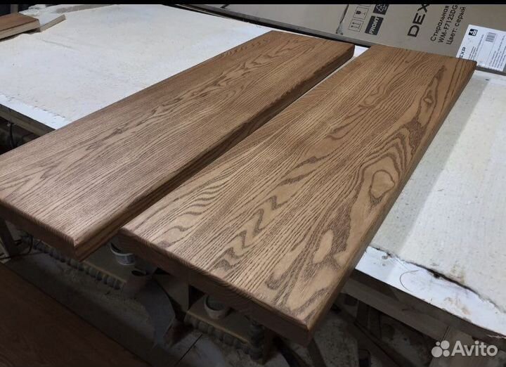 Ступени деревянные Сосна,Лиственница,Ясень,Дуб