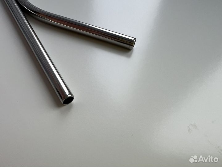 Набор металлических трубочек эко для напитков