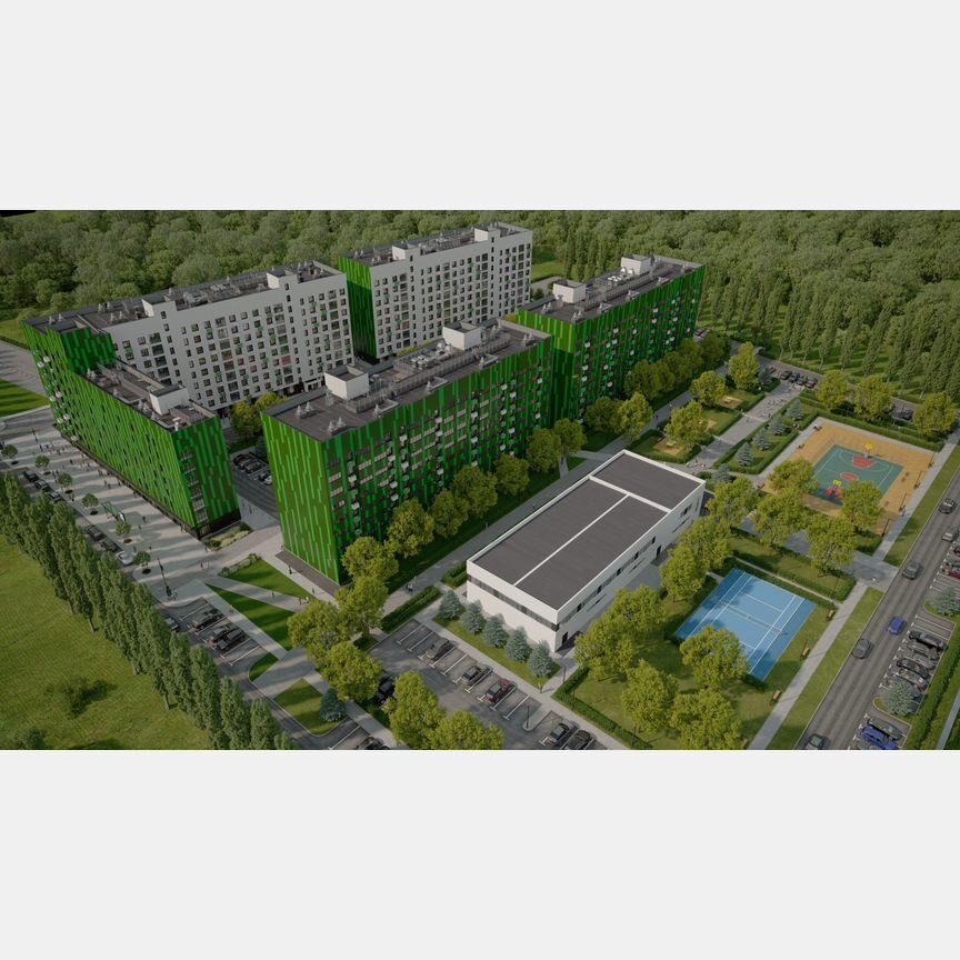 2-к. квартира, 62,1 м², 5/9 эт.