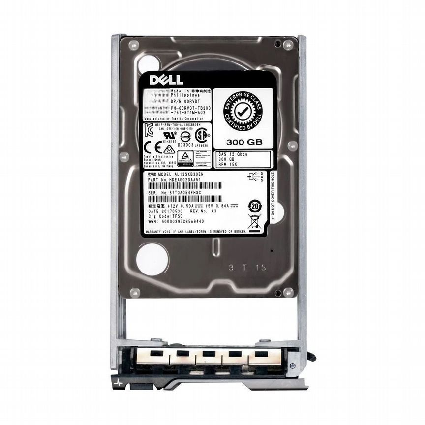 [0RVDT] Жесткий Диск Dell 300gb Sas 2.5 0rvdt