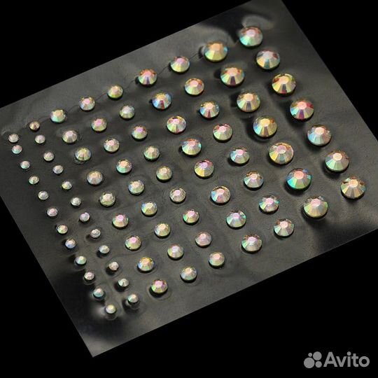 Голографические стразы для лица и тела #1000