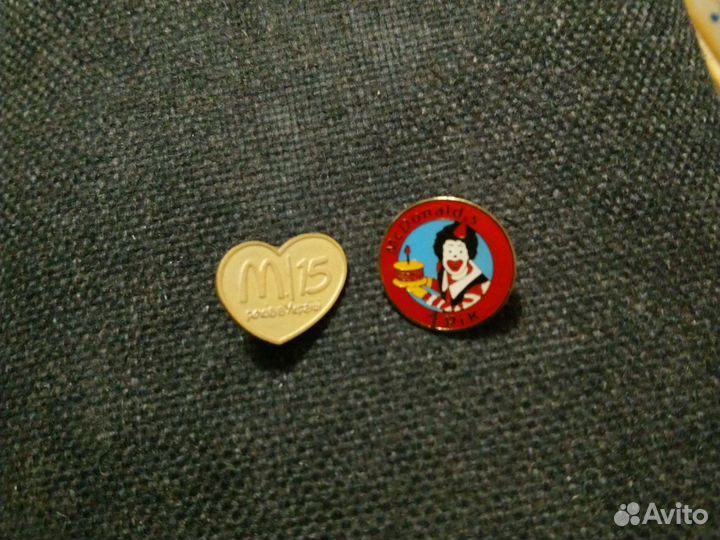 Значок макдональдс Украина