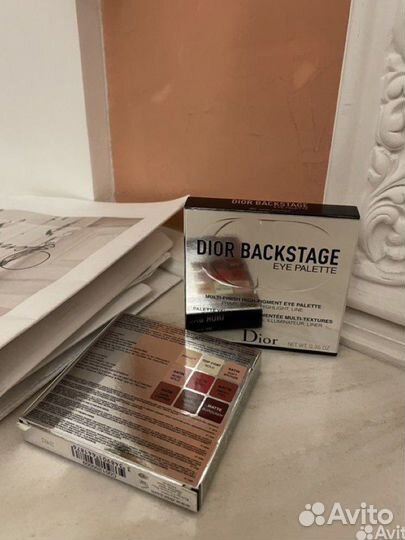 Dior backstage тени. Новые