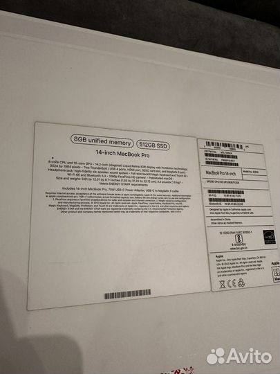 Macbook pro 14 m3 8 512