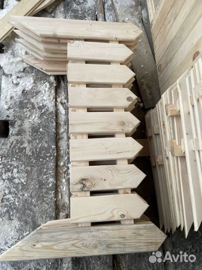 Декоративный забор для клумб